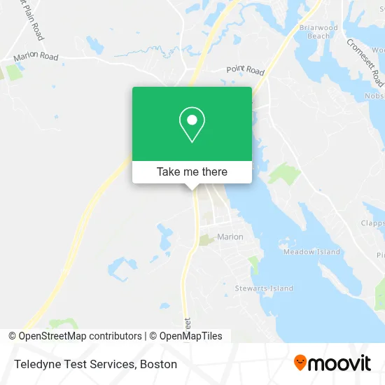 Teledyne Test Services map