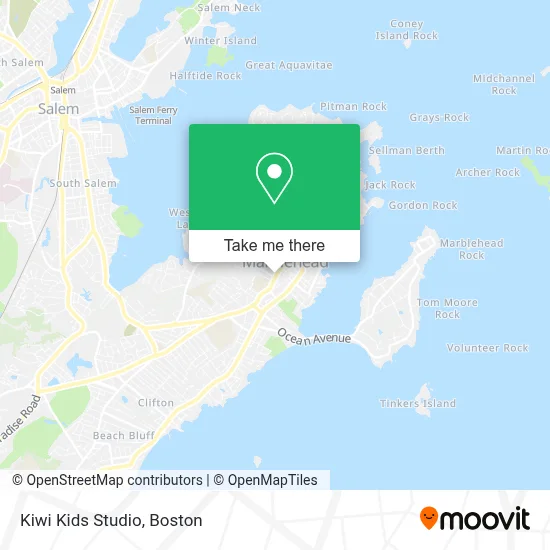 Kiwi Kids Studio map