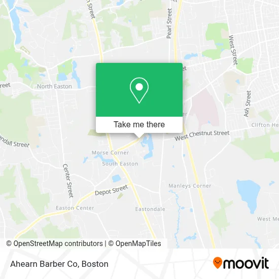 Ahearn Barber Co map