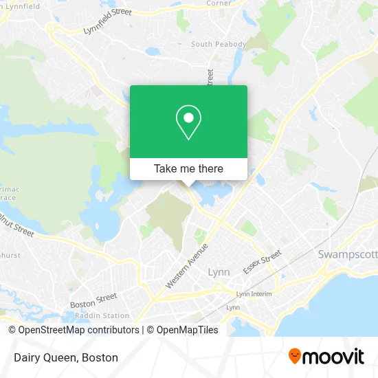 Dairy Queen map