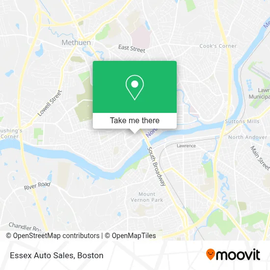 Essex Auto Sales map