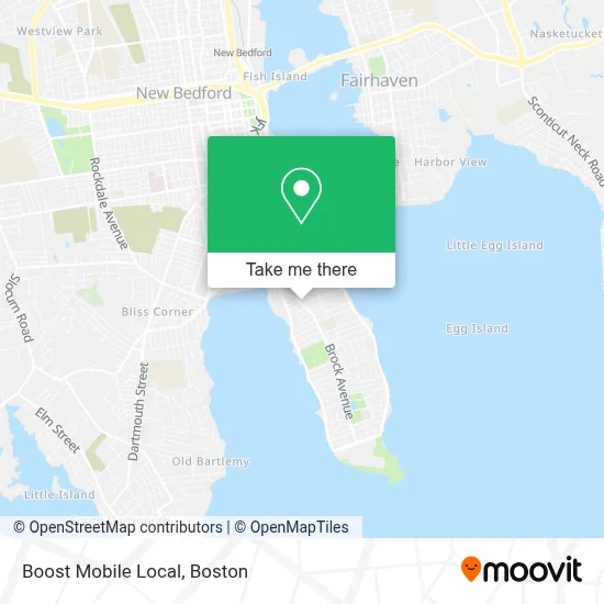 Boost Mobile Local map