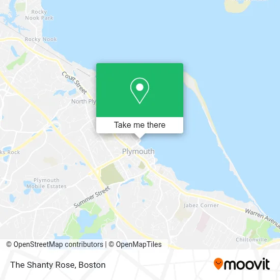 The Shanty Rose map