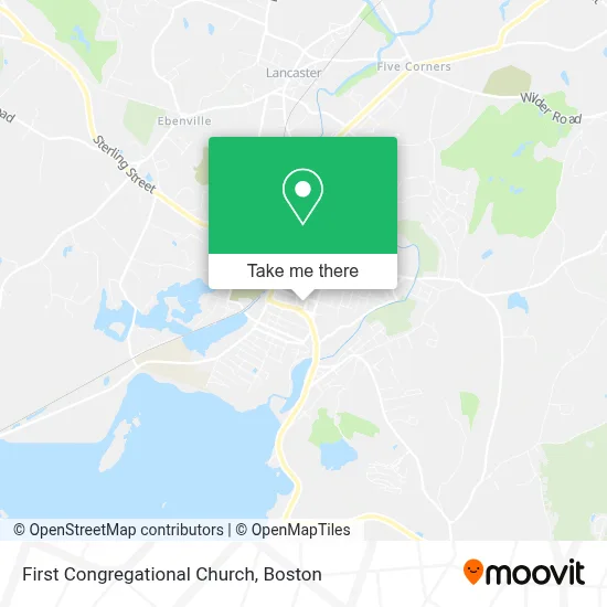 First Congregational Church map