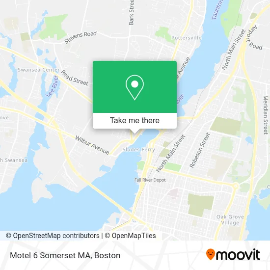 Motel 6 Somerset MA map