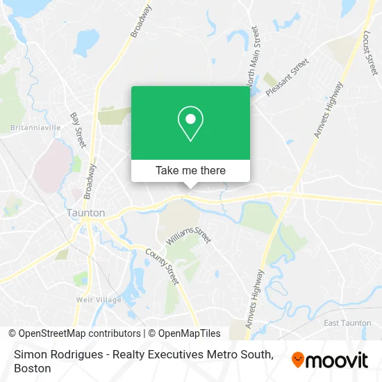 Simon Rodrigues - Realty Executives Metro South map