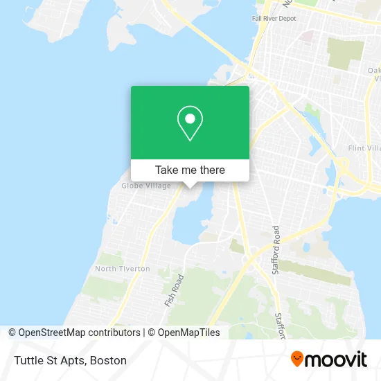 Tuttle St Apts map