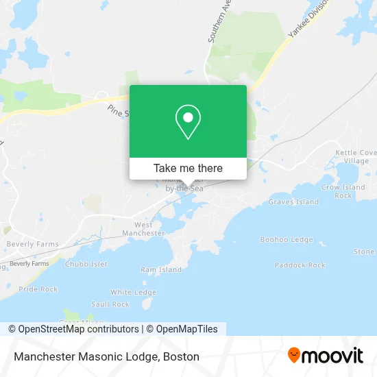 Manchester Masonic Lodge map