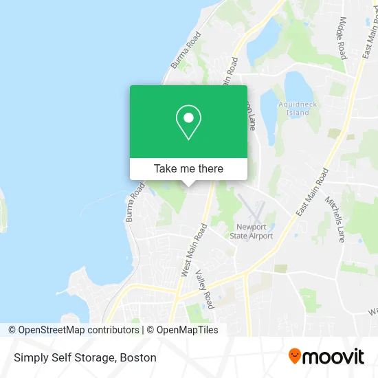 Simply Self Storage map