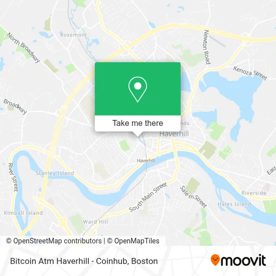 Bitcoin Atm Haverhill - Coinhub map