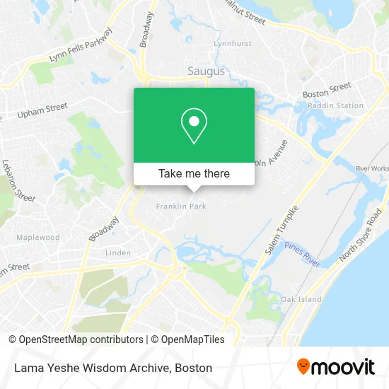 Lama Yeshe Wisdom Archive map