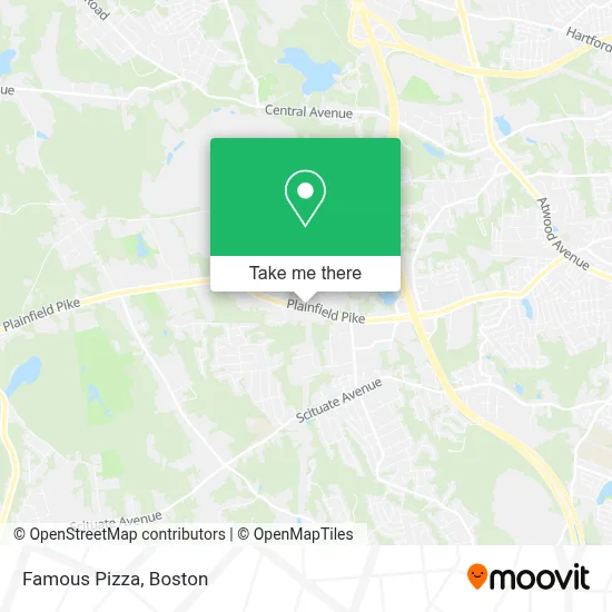 Famous Pizza map