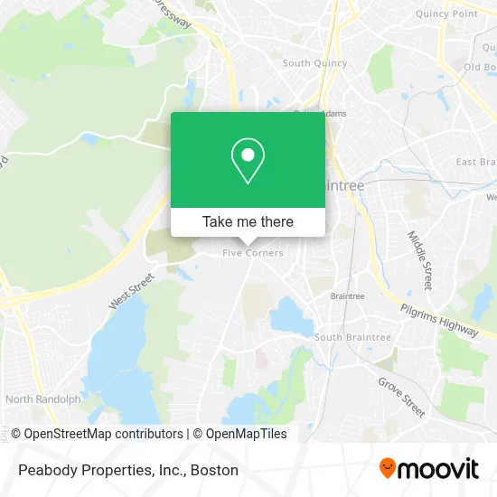 Peabody Properties, Inc. map