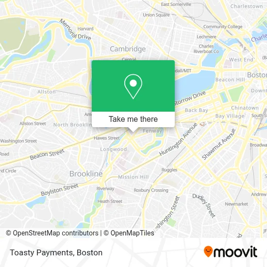 Toasty Payments map