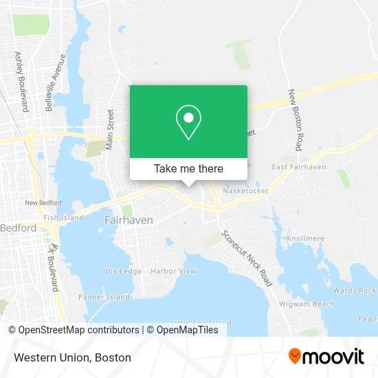 Western Union map