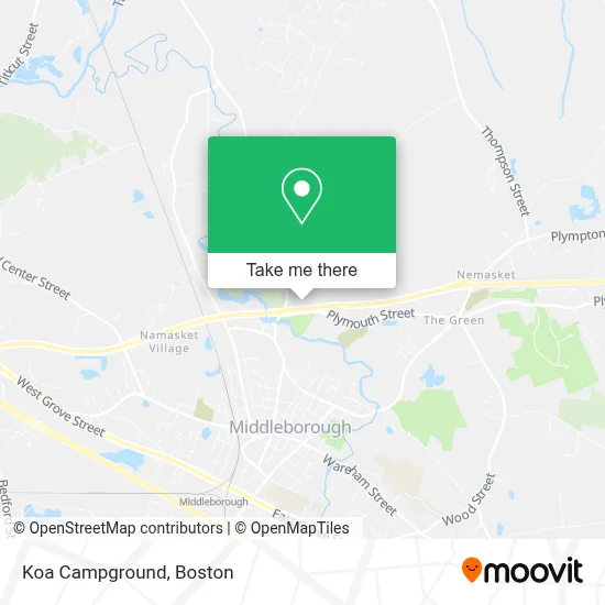 Koa Campground map