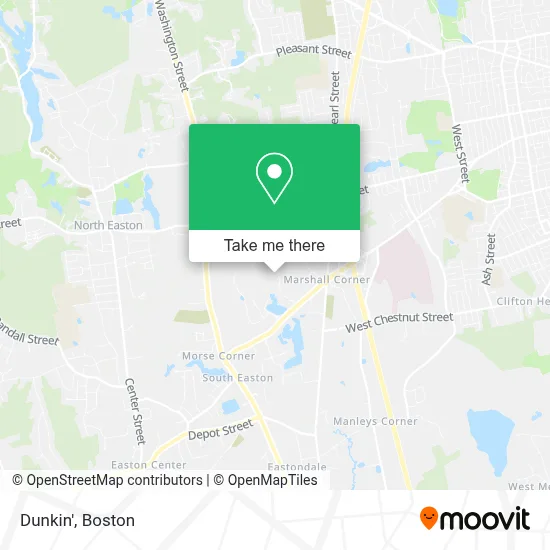 Dunkin' map