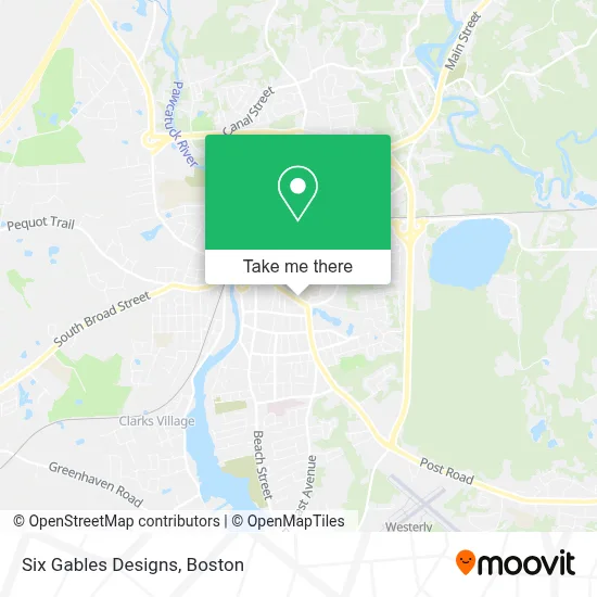 Six Gables Designs map