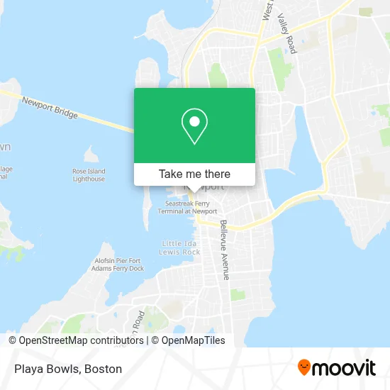 Playa Bowls map