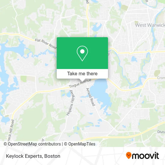 Keylock Experts map