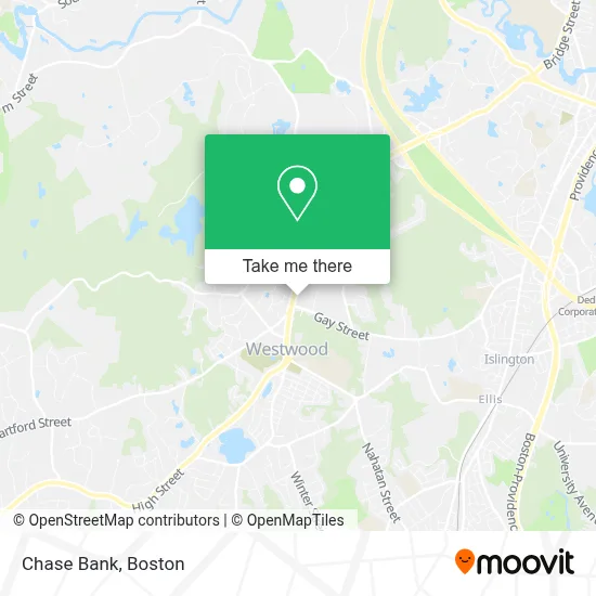 Chase Bank map