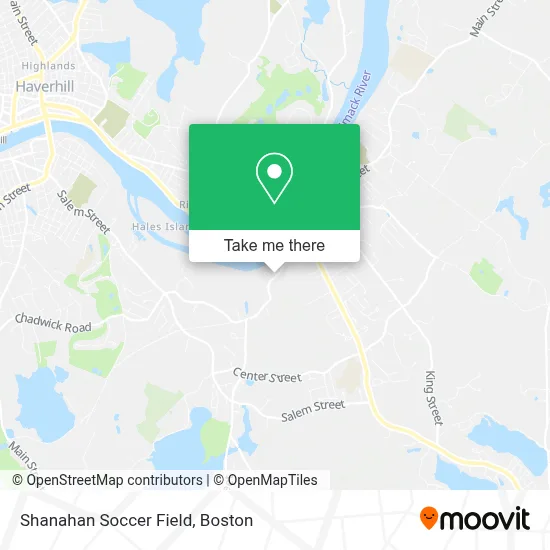 Shanahan Soccer Field map