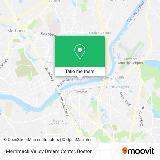 Merrimack Valley Dream Center map