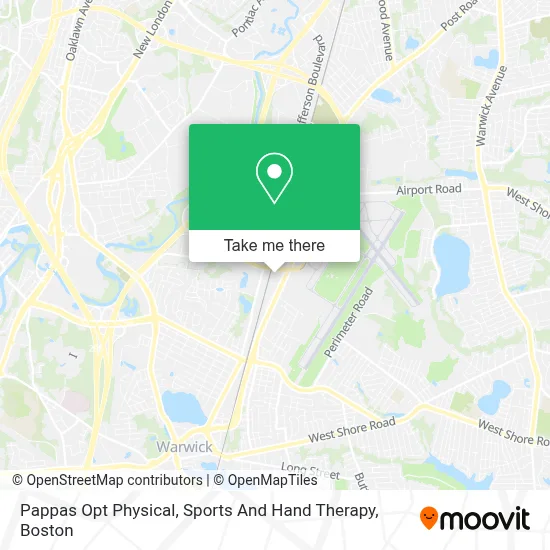 Pappas Opt Physical, Sports And Hand Therapy map