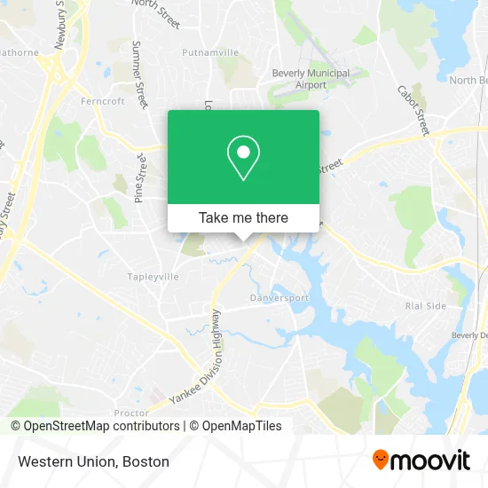 Western Union map
