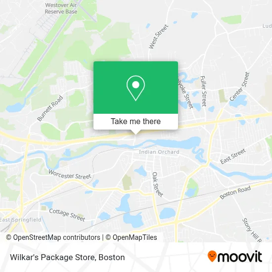 Wilkar's Package Store map