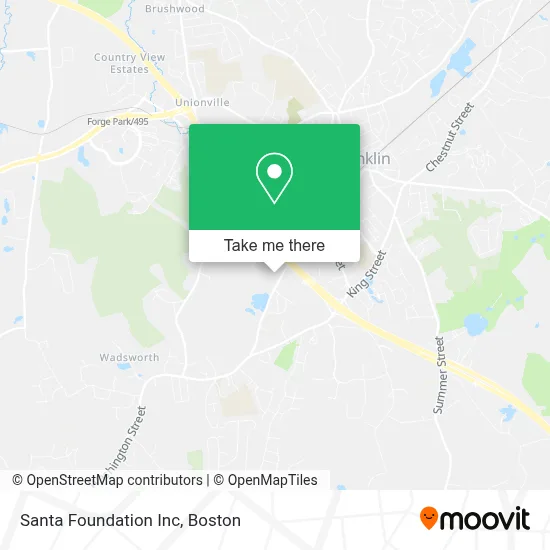 Santa Foundation Inc map