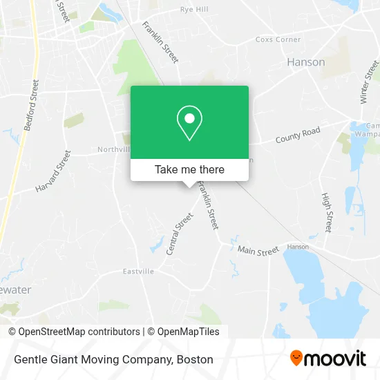 Gentle Giant Moving Company map