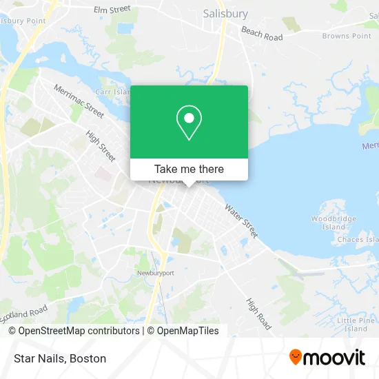 Star Nails map