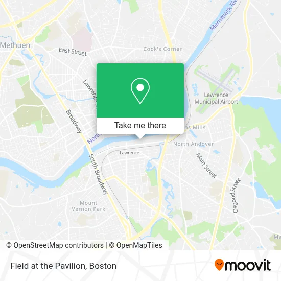 Field at the Pavilion map