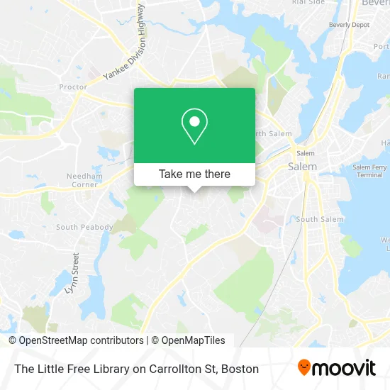 The Little Free Library on Carrollton St map