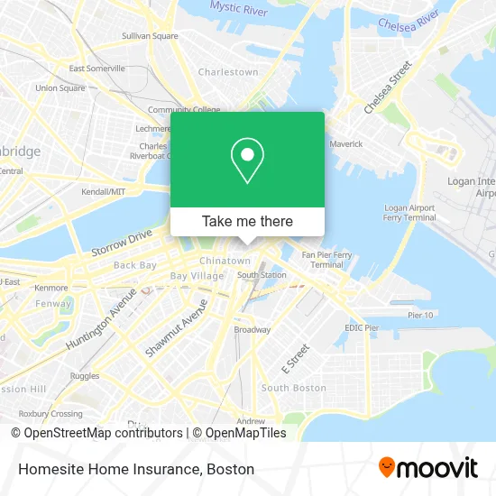 Homesite Home Insurance map