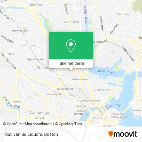 Sullivan Sq.Liquors map