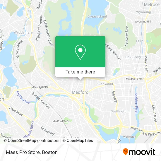 Mass Pro Store map