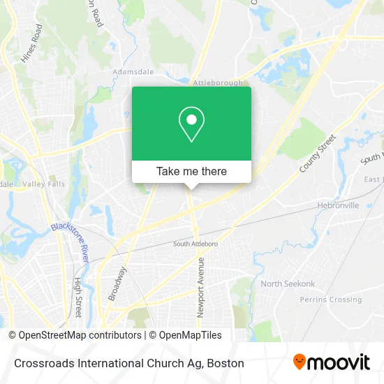 Crossroads International Church Ag map