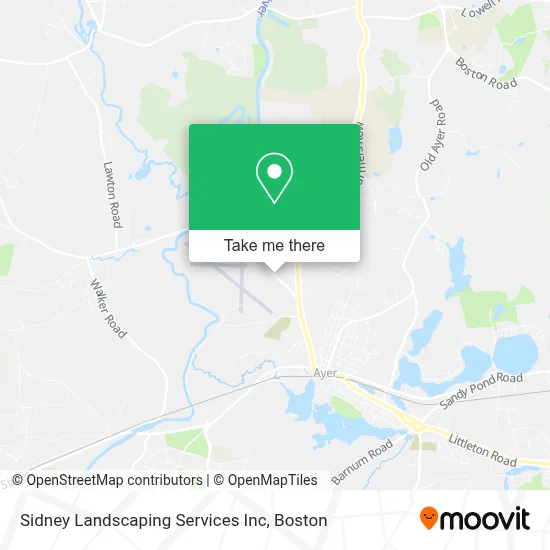 Sidney Landscaping Services Inc map
