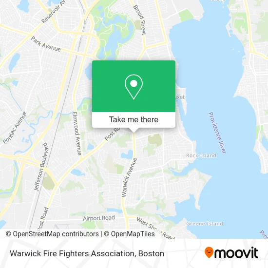 Warwick Fire Fighters Association map