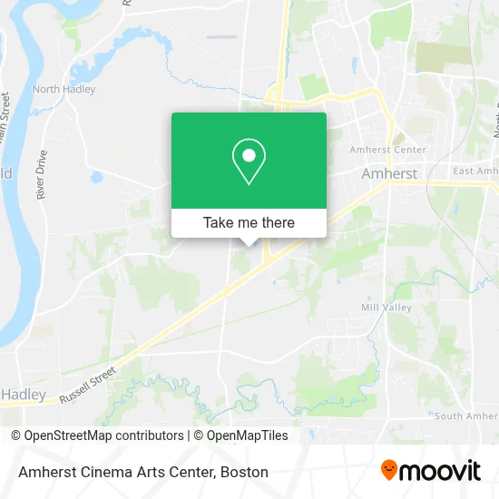 Amherst Cinema Arts Center map