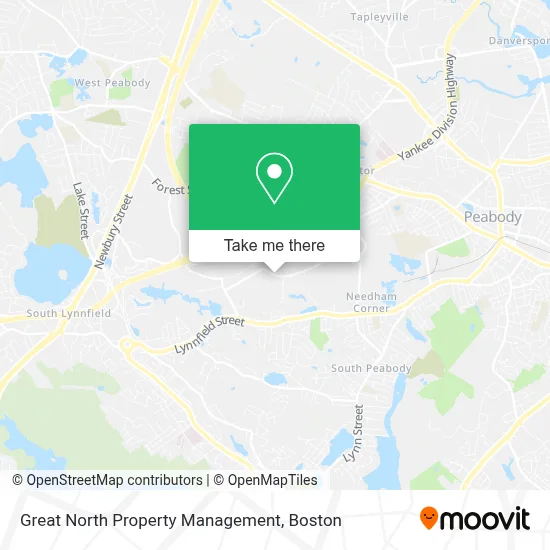 Great North Property Management map