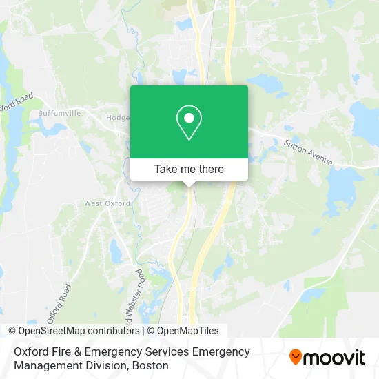 Oxford Fire & Emergency Services Emergency Management Division map