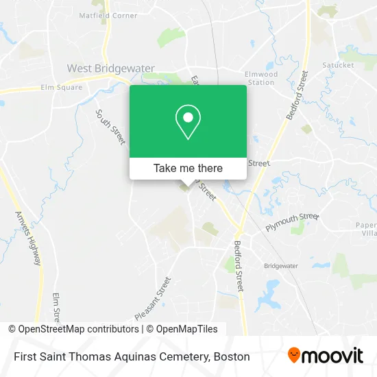 First Saint Thomas Aquinas Cemetery map