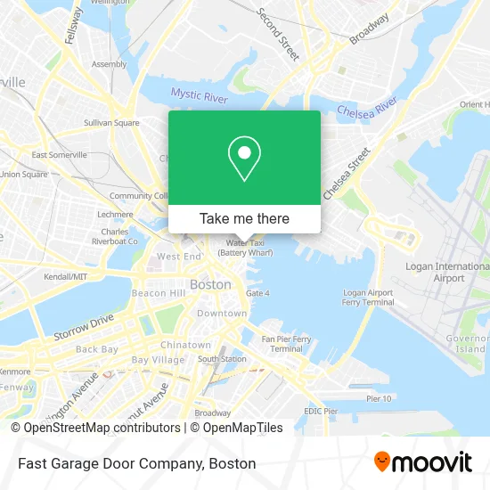 Fast Garage Door Company map