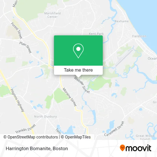 Harrington Bomanite map