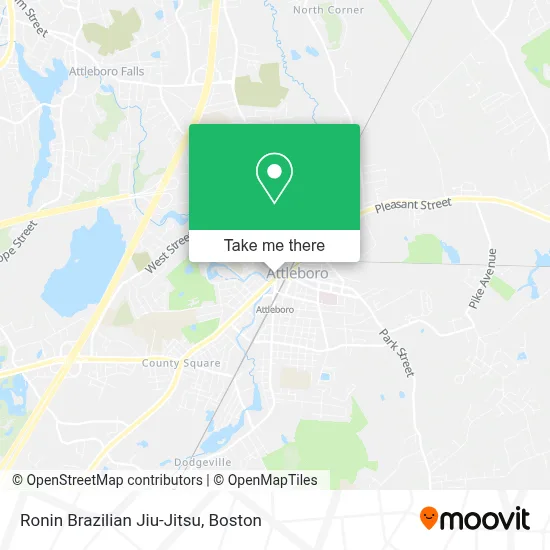 Ronin Brazilian Jiu-Jitsu map