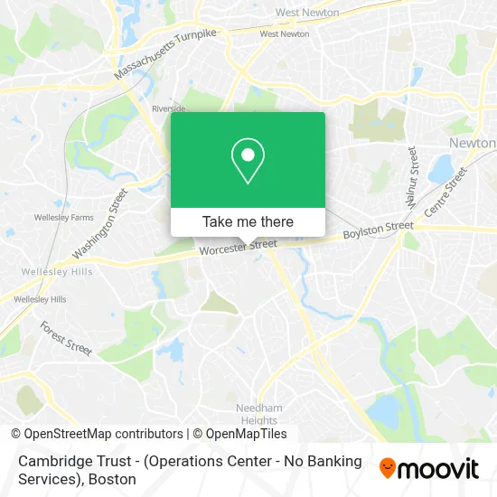Cambridge Trust - (Operations Center - No Banking Services) map