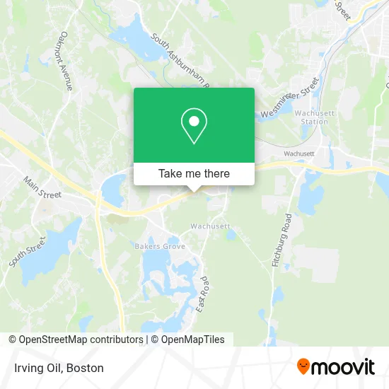 Irving Oil map